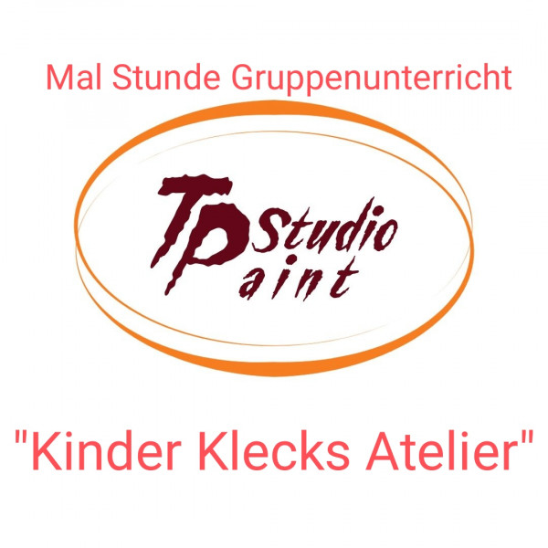 Mal Stunde Gruppenunterricht "Kinder Klecks Atelier"