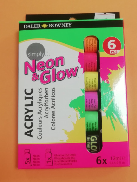 Simply Acryl Set Neon & Glow 6 x 12ml