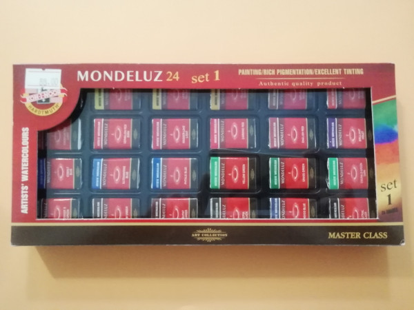 Aquarellfarben-Set 1 "Mondeluz" Zusatzfarnen 24er Set