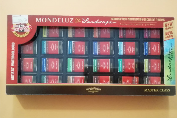 Aquarellfarben-Set "Mondeluz" Landschaft 24er Set