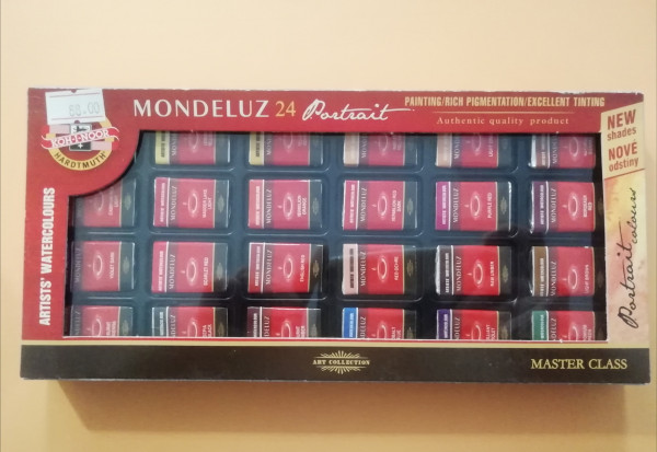 Aquarellfarben-Set "Mondeluz" Portrait 24er Set