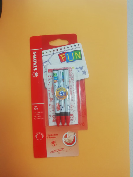 Staboli FUN 3er set medium 0,5 rot