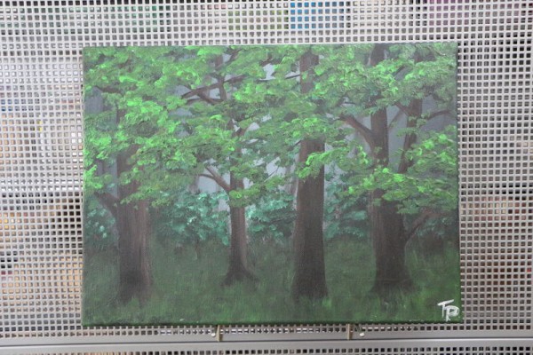 grüner Wald 40cmx30cm (Nr1)